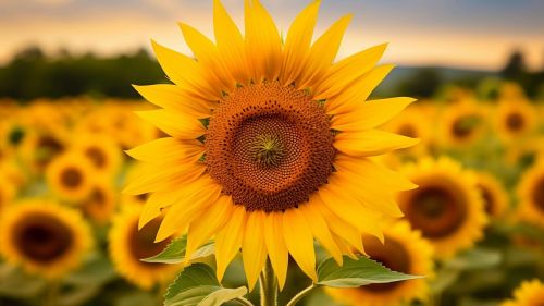 Creatie floare soare mic