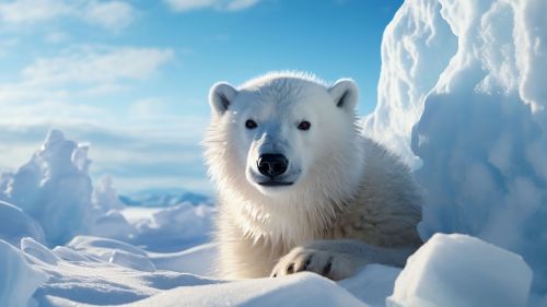 Creatie urs polar mic